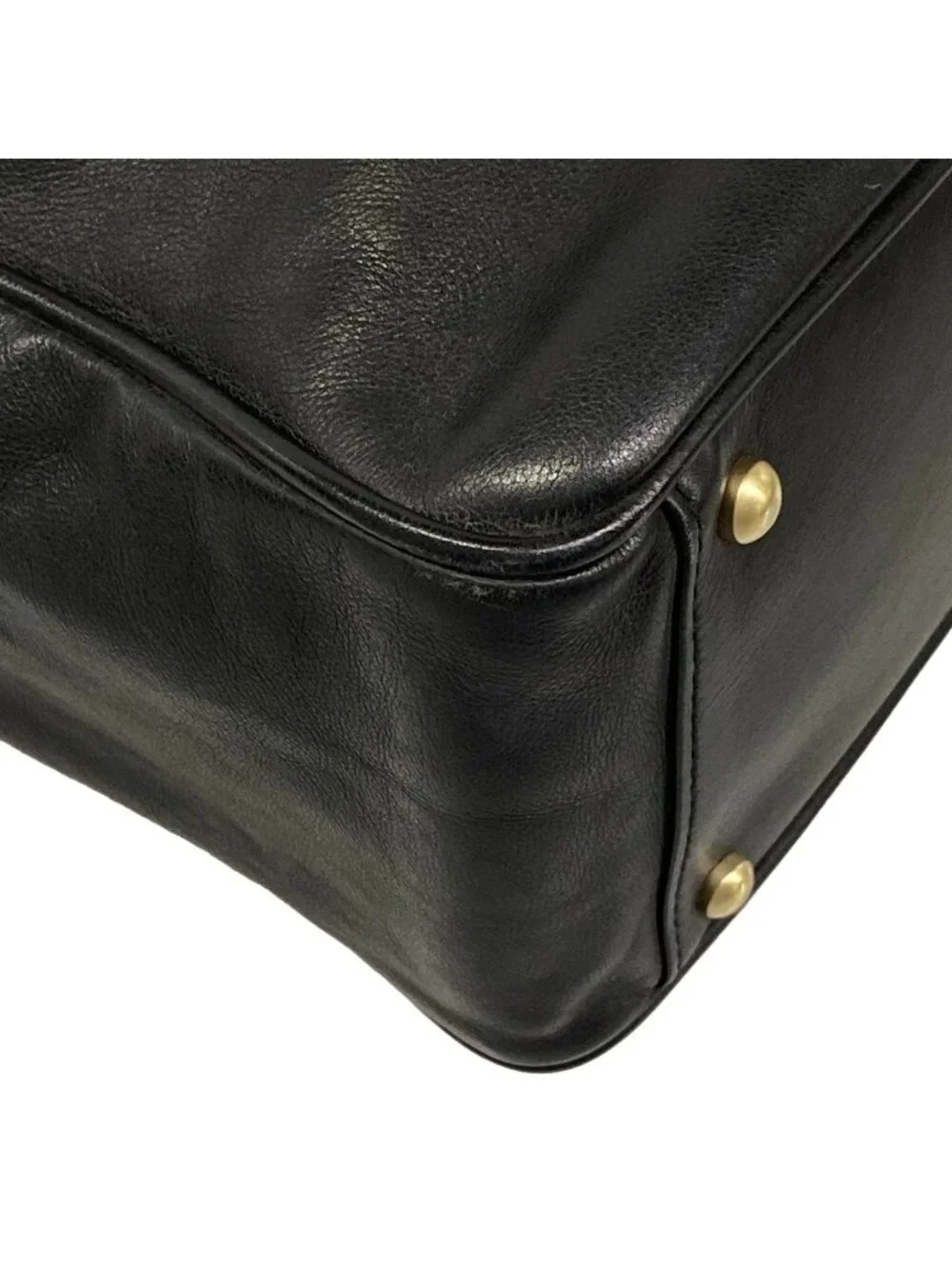 Chanel Tote Bag Camellia Black White Leather